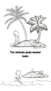 Ilustrações simples com mensagens poderosas