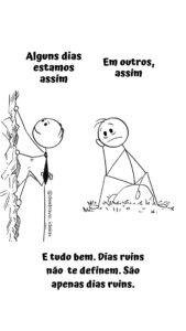 Ilustrações simples com mensagens poderosas