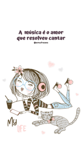 frases inspiradoras para quem não vive sem música