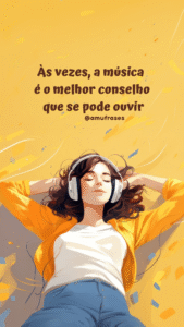 frases inspiradoras para quem não vive sem música