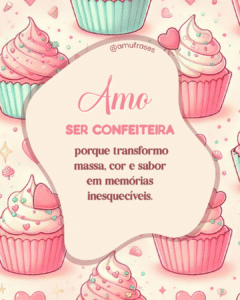 frases para Confeiteira de Cupcakes