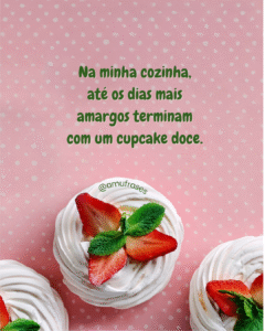 frases para Confeiteira de Cupcakes